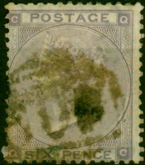 GB 1862 6d Lilac SG84 Good Used  Queen Victoria (1840-1901) Valuable Stamps