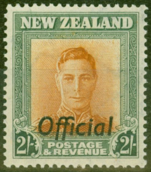 Valuable Postage Stamp from New Zealand 1947 2s Brown-Orange & Green SG0158 Wmk Sideways V.F MNH