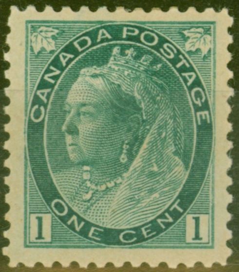 Valuable Postage Stamp from Canada 1898 1c Blue-Green SG151 Mtd Mint