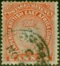 Collectible Postage Stamp B.E.A KUT 1890 2a Vermilion SG6 Fine Used