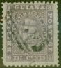 Valuable Postage Stamp from British Guiana 1862 12c Purple SG48 Fine Used Ex-Frederick Small