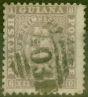 Rare Postage Stamp from British Guiana 1863 12c Dull Purple SG47 P.12 Fine Used
