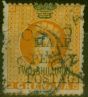 Valuable Postage Stamp from Grenada 1889 1/2d on 2s Orange SG43 Fine Used