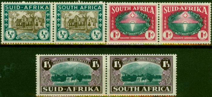 Valuable Postage Stamp South Africa 1939 Set of 3 SG82-84 Fine & Fresh MM