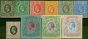 Rare Postage Stamp East Africa KUT 1921 Set of 10 SG65-75 Fine & Fresh LMM