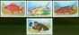 Old Postage Stamp Fiji 1985 Shallow Marine Fishes Set of 4 SG706-709 V.F MNH