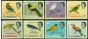 Old Postage Stamp from Gambia 1963 Birds Set of 8 to 1s SG193-200 V.F MNH