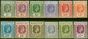 Valuable Postage Stamp Mauritius 1938-43 Set of 12 SG252b-263a Fine MM