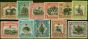 Rare Postage Stamp North Borneo 1918 Set of 11 to 24c SG235-245 Fine & Fresh LMM