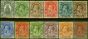 Valuable Postage Stamp Turks & Caicos Islands 1922-26 Set of 12 to 2s SG162-173 V.F.U