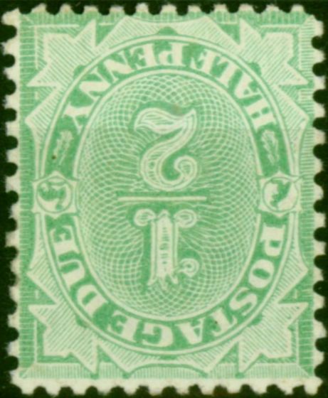 Australia 1904 1/2d Emerald-Green SGD22w 'Wmk Inverted' Fine MM . King Edward VII (1902-1910) Mint Stamps