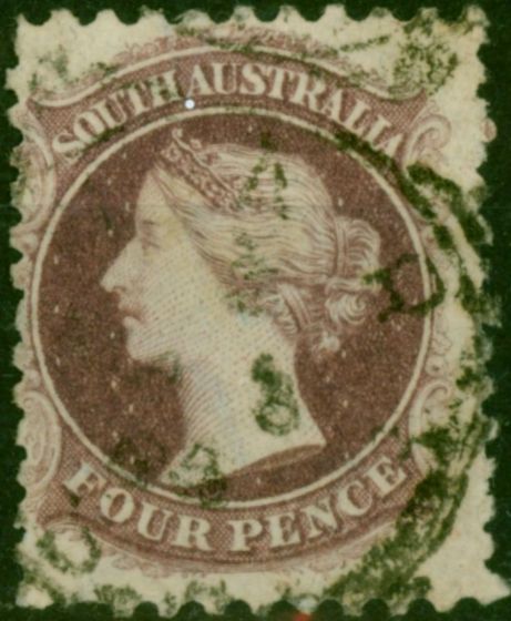 South Australia 1879 4d Dull Purple SG138 Fine Used (2). Queen Victoria (1840-1901) Used Stamps