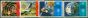 Collectible Postage Stamp Cocos (Keeling) Islands 1987 Communications Set of 4 SG165-168 V.F MNH