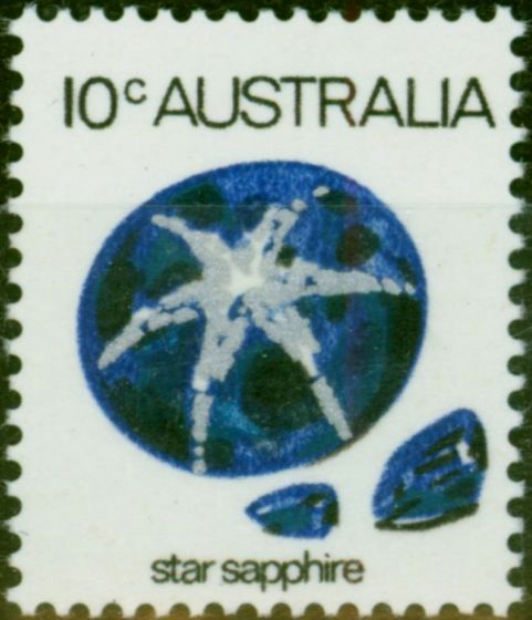 Collectible Postage Stamp Australia 1937 10c Sapphire SG552a 'Printed on Gum Side' V.F MNH