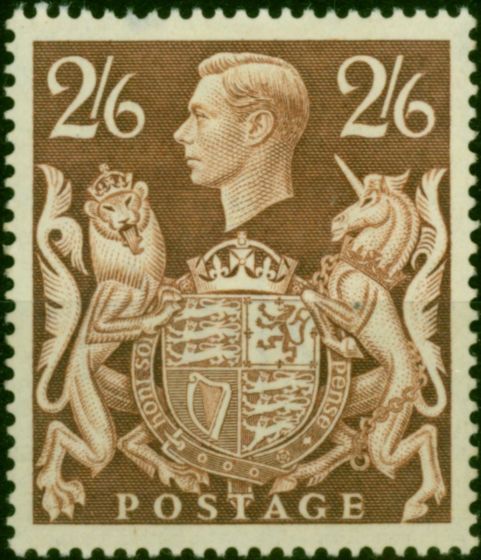 GB 1939 2s6d Brown SG476 Fine MM . King George VI (1936-1952) Mint Stamps