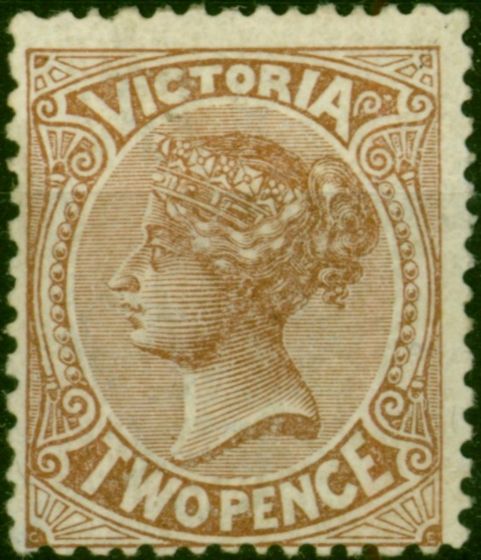 Victoria 1880 2d Sepia SG202 Good MM . Queen Victoria (1840-1901) Mint Stamps