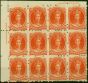 Nova Scotia 1860 10c Scarlet SG27 V.F MNH & LMM Imprint Corner Block of 12. Queen Victoria (1840-1901) Mint Stamps