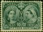 Rare Postage Stamp from Canada 1897 15c Slate SG132 Fine Mint Hinged