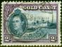 Rare Postage Stamp from Gold Coast 1938 2s Blue & Violet SG130 Fine Used