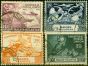 Kelantan 1949 UPU Set of 4 SG57-60 Fine Used King George VI (1936-1952) Old Universal Postal Union Stamp Sets
