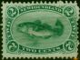 Old Postage Stamp Newfoundland 1870 2c Bluish Green SG31 Fine MM