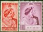 St Vincent 1948 RSW Set of 2 SG162-163 Fine Very Lightly Mtd Mint King George VI (1936-1952) Collectible Royal Silver Wedding Stamp Sets