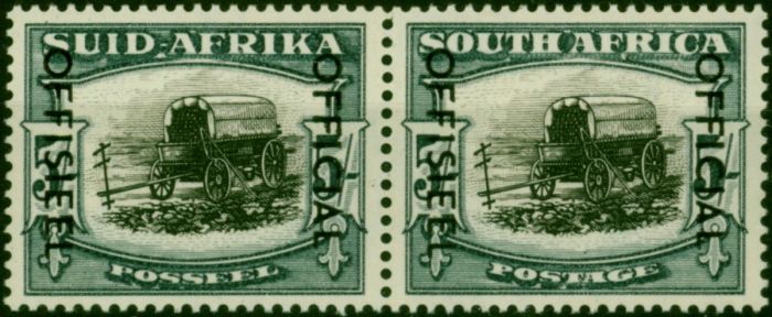 South Africa 1951 5s Black & Blue-Green SG049 V.F MNH . King George VI (1936-1952) Mint Stamps