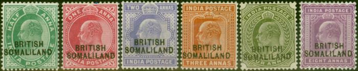 Valuable Postage Stamp Somaliland 1903 Set of 6 SG25-30 Fine MM