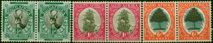 South Africa 1926 Set of 3 SG30-32 Fine & Fresh LMM  King George V (1910-1936) Rare Stamps