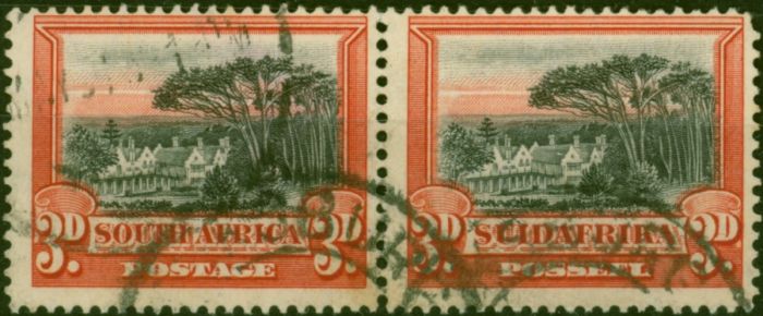 South Africa 1927 3d Black & Red SG35 Fine Used  King George V (1910-1936) Rare Stamps
