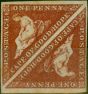 Valuable Postage Stamp from Cape of Good Hope 1864 1d Dp Carmine Red SG18 Fine & Fresh Mtd Mint Pair