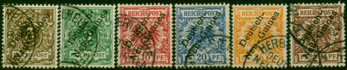 German New Guinea 1897 Set of 6 SG1-6 Fine Used  Queen Victoria (1840-1901) Valuable Stamps