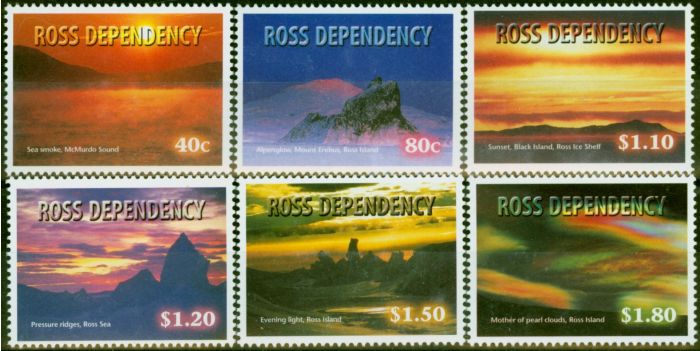 Old Postage Stamp Ross Dependency 1999 Night Skies Set of 6 SG60-65 V.F MNH