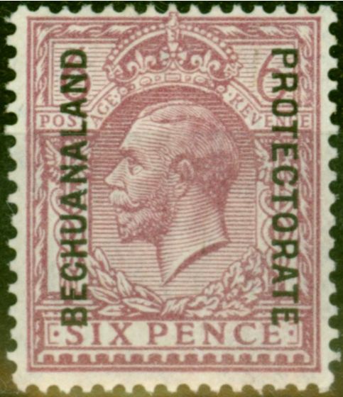 Collectible Postage Stamp from Bechuanaland 1926 6d Purple SG97 Fine Mtd Mint
