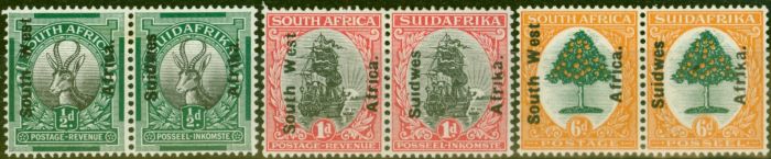 Old Postage Stamp from South Africa 1926 Set of 3 SG41-43 Fine Mtd Mint & MNH