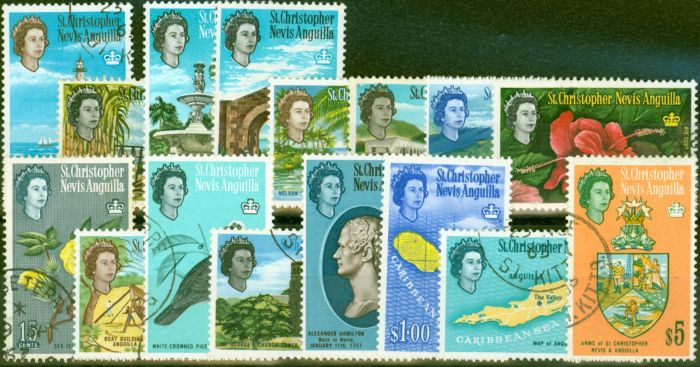 Valuable Postage Stamp from Virgin Islands 1963 Set of 16 SG129-144 Very Fine Used