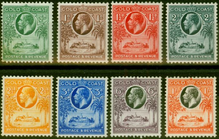 Valuable Postage Stamp from Gold Coast 1928 Set of 8 to 1s SG103-110 Fine Mtd Mint