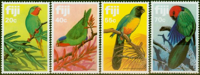 Old Postage Stamp from Fiji 1983 Parrots Set of 4 SG651-654 Very Fine MNH