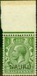 Rare Postage Stamp from Nauru 1916 1/2d Yellow-Green SG1b Opt Double One Albino V.F MNH