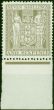 New Zealand 1950 7s6d Olive-Grey SGF198 V.F MNH. King George VI (1936-1952) Mint Stamps