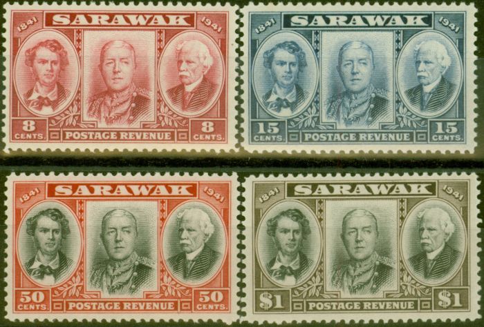 Collectible Postage Stamp from Sarawak 1946 Centenary set of 4 SG146-149 V.F MNH