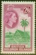 Collectible Postage Stamp from Solomon Islands 1956 2s6d Emerald & Brt Purple SG93 V.F MNH