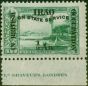 Collectible Postage Stamp from Iraq 1920 1/2a on 10pa Blue-Green SG019 Fine MNH