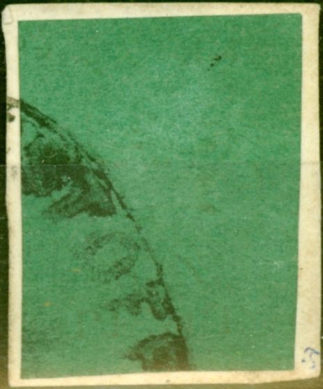 Collectible Postage Stamp from Natal 1857 6d Green SG5 Good Used on Small Piece