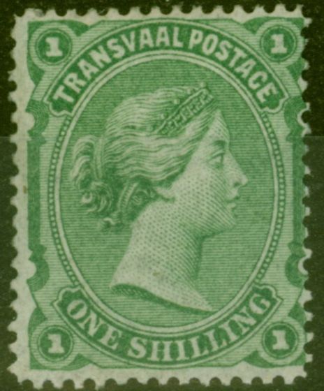 Collectible Postage Stamp from Transvaal 1878 1s Green SG138 V.F MNH Choice Quality