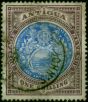 Antigua 1903 1s Blue & Dull Purple SG37 Good Used  King Edward VII (1902-1910) Rare Stamps