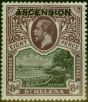 Collectible Postage Stamp from Ascension 1922 8d Black & Dull Purple SG6 Fine Mtd Mint