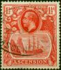 Ascension 1924 1 1/2d Rose-Red SG12 Fine Used. King George V (1910-1936) Used Stamps