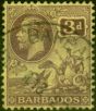 Old Postage Stamp from Barbados 1912 2s Purple & Blue-Blue SG179 V.F.U Stamp