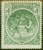 Valuable Postage Stamp from Barbados 1916 1/2d Green SG182y Wmk Inverted & Reversed Fine MNH